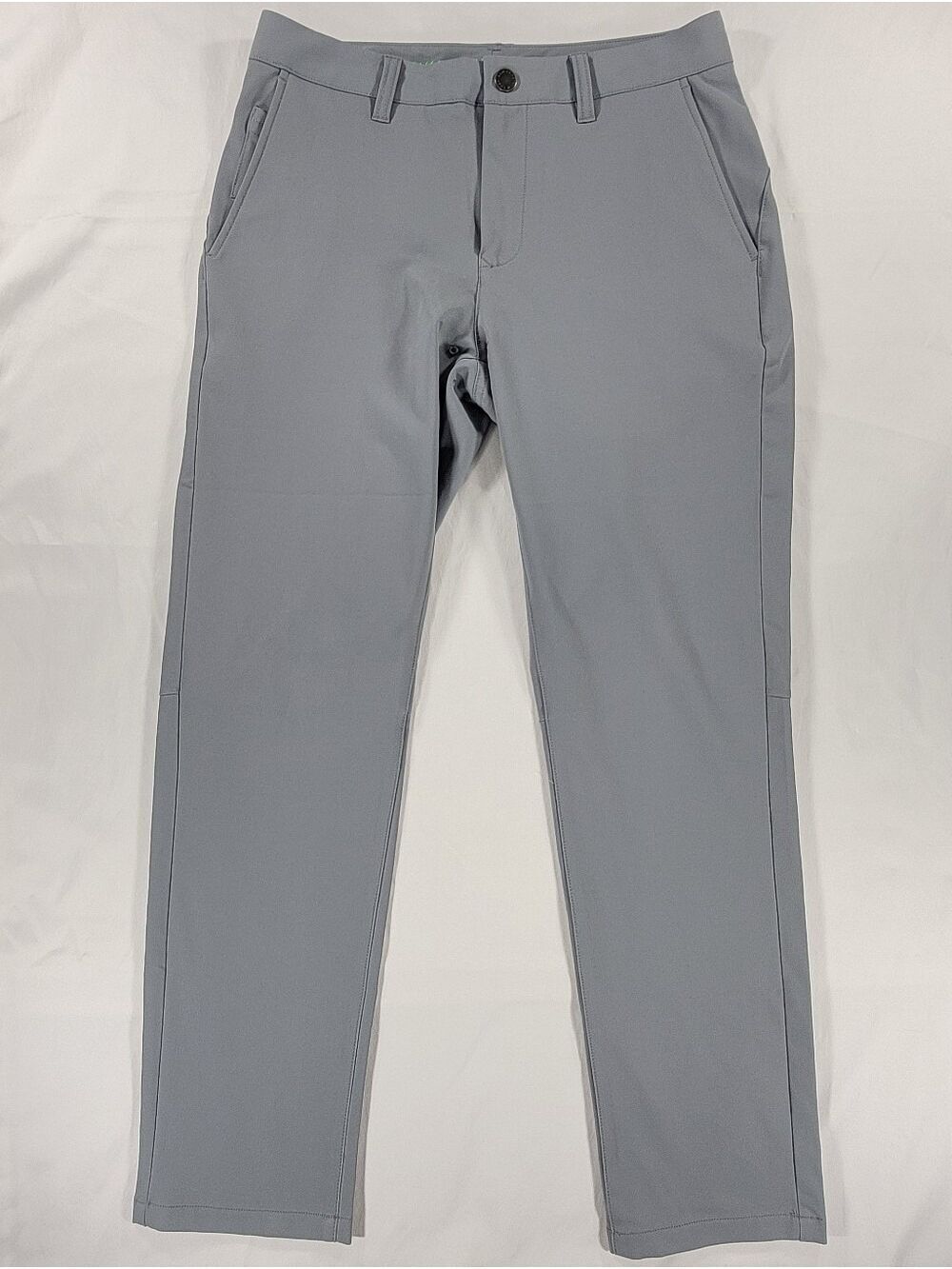 Bonobos Golf Mens Slim Fit Performance Stretch Chino Pants 30x30 Light Gray